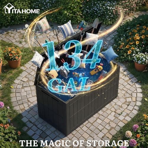 YITAHOME 134 Gallon Large Deck Box - Image 2