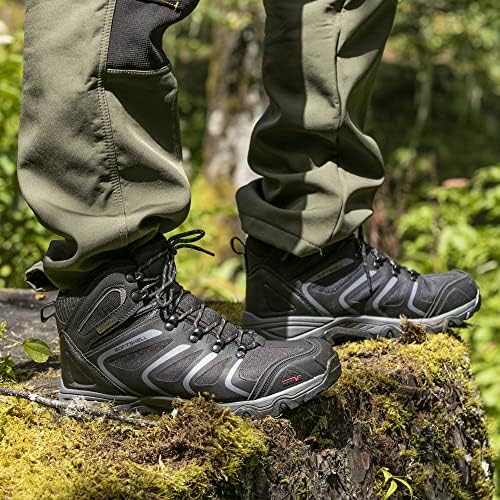 NORTIV 8 Men's Ankle High Waterproof Hiking Boots - Image 2