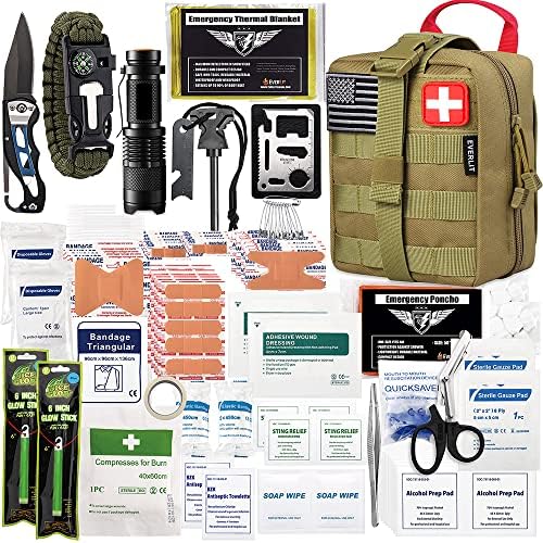 EVERLIT 250 Pcs Survival First Aid Kit by EVERLITSURVIVAL