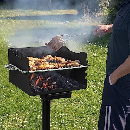 Stanbroil Park Style Charcoal Grill with Adjustable Stainless Steel Grate - Image 6
