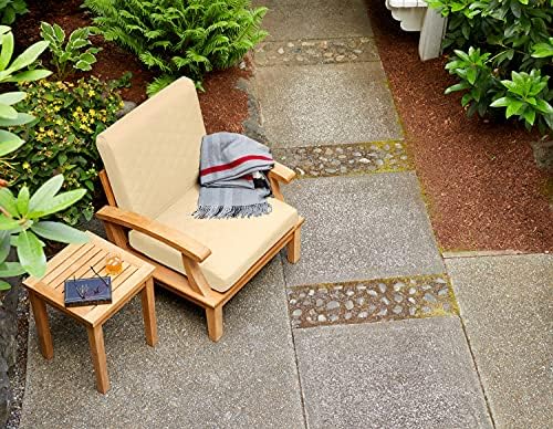 Classic Accessories Montlake FadeSafe FadeSafe Patio Chair/Loveseat Back Quilted Cushion, 25 x 22 x 4 Inch, Chamomile - Image 6
