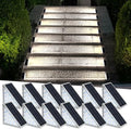 AUDLES LED Solar Step Lights Waterproof Outdoor Stair Lights, Solar Deck Lights Outdoor Decor IP67 Solar Decoration Lights for Yard (Cool White, 12 Pack) by AUDLES