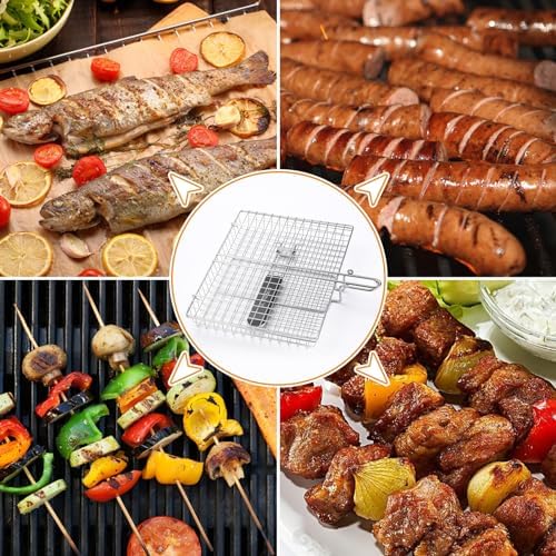 Eisinly BBQ Grilling Basket for Outdoor Grill with Removable Handle - Image 6