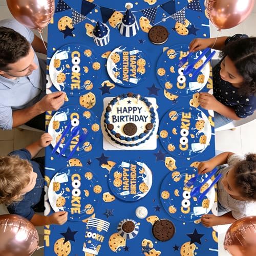 170Pcs Milk and Cookies Birthday Party Decorations for Kids, Serves 24 - Image 5