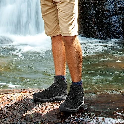 NORTIV 8 Men's Ankle High Waterproof Hiking Boots - Image 2
