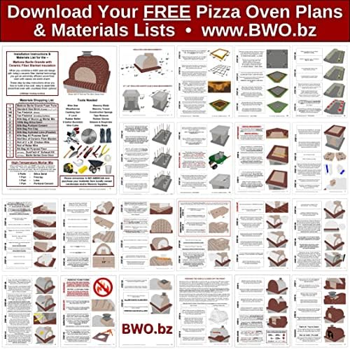 Mattone Barile Grande DIY Wood Fired Pizza Oven - Build a Large Backyard Brick Oven with Locally Sourced Masonry Materials - Image 5