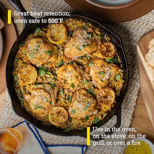 Lodge Chef Collection 13.25 In Pre-Seasoned Cast Iron Skillet, Perfect Sear - Image 4