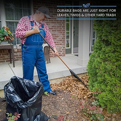 ToughBag 55 Gallon Heavy Duty Contractor Trash Bags, 50 Ct, Black, 1.2 Mil - Image 5