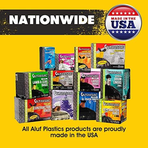 Aluf Plastics 20-30 Gallon Clear Trash Bags - (Huge 1000 Pack) - 30" x 36" - 1.2 MIL (Equivalent) - Heavy Duty Industrial Liners Clear Garbage Bags for Recycling, Contractors, Storage, Outdoor - Image 6