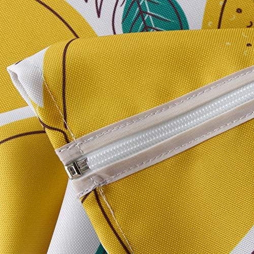 EHouseHome Outdoor and Indoor 60inch Round Tablecloth with Umbrella Hole and Zipper, Waterproof Zippered Patio Table Cloths, Spring/Summer Table Covers for Backyard Circular Table/BBQs/Picnic - Image 5