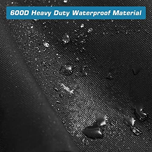 Vailge Grill Cover,72-inch Waterproof BBQ Cover,600D Heavy Duty Gas Grill Cover, UV & Dust & Rip & Fading Resistant,Suitable for Weber, Brinkmann, Char Broil Grills and More,Black - Image 4