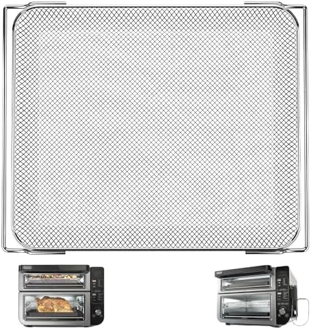 Smart Double Oven Accessories for Ninja DCT401 DCT451 12 in 1, 13''×12.6'' Steel Toaster Replacement Parts Accessories Dehydrator Grill Rack for Ninja DCT601 DCT651 DCT402BK Smart Oven by GWYXC