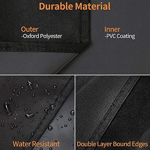 Heavy Duty 600D Polyester Cover Compatible with Pit Boss Competition Series 1600 PB1600CS, Titan Wood Pellet Grill, Pro Series 1600 Elite Grill,Navigator 1600 Wood Pellet Grill Without Smoke Stack - Image 4