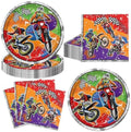 40pcs Dirt Bike Birthday Party Decorations Dirt Bike Motorcycle Plate Napkins for Boys Motocross Dirt Bike Party Supplies by UkralMagic