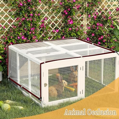 Clear Tarps Heavy Duty Waterproof 8x10 FT - Plastic Tarp with Grommets - Greenhouse Plastic Sheeting for Rainproof Plant Cover, Perfect for Chicken Coops Camping Supplies - Image 7