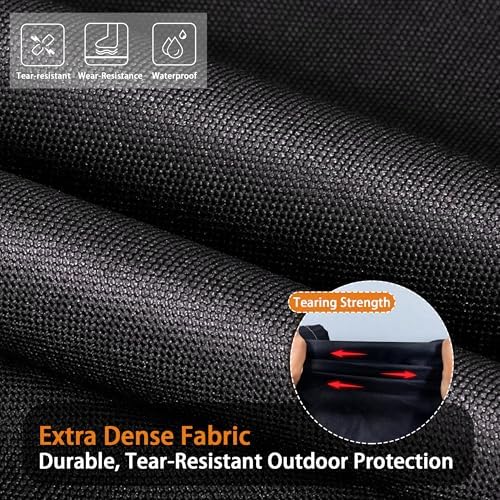 Grill Cover, Universal 52" BBQ Grill Cover for Outdoor Grill, Waterproof, Weather Resistant, Fade Resistant Gas Grill Cover with Adjustable Double Straps for Weber, Char-broil, Nexgrill, etc - Image 5