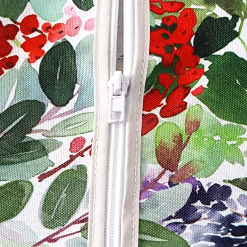 EHouseHome Outdoor Indoor 60x84 inch Round Tablecloth with Umbrella Hole and Zipper, Waterproof Zippered Patio Table Cloths, Spring/Summer Table Covers for Backyard Circular Table/BBQs/Picnic - Image 5