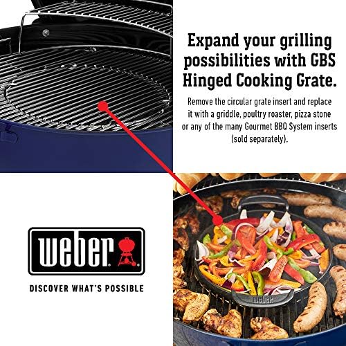 Weber® Master-Touch Charcoal Grill, 22-Inch, Deep Ocean Blue - Image 6