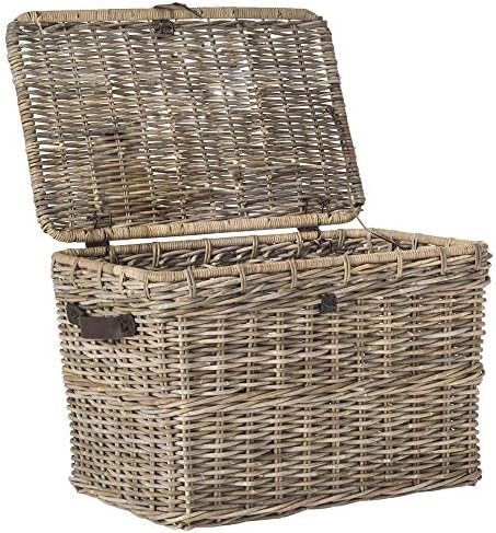 Safavieh Amancio Wicker Basket Grey - Image 2