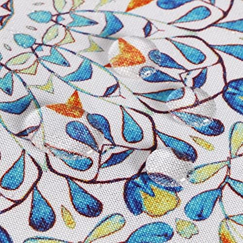 EHouseHome Outdoor and Indoor 60x84 inch Tablecloth with Umbrella Hole and Zipper, Waterproof Zippered Patio Cloths, Spring/Summer Table Covers for Backyard Circular Table/BBQs/Picnic - Image 5