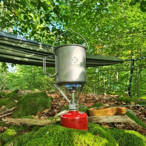 Bestargot 750ml Camping Titanium Pot, Includes a heat-insulating cup sleeve - Image 6