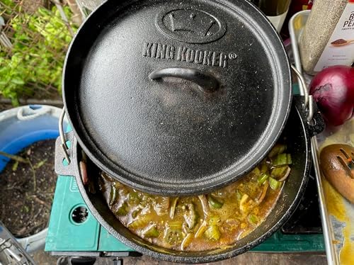 4 Qt. Seasoned Cast Iron Dutch Oven with Cast Iron Lid,Black - Image 4