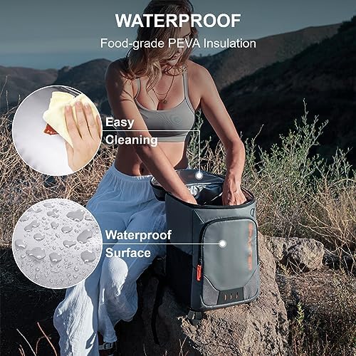 SPARTER Backpack Cooler Insulated 33/49 Can Leakproof Waterproof Bag Beach - Image 5
