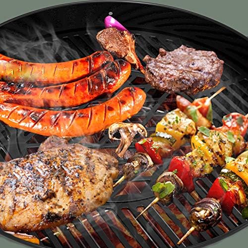 onlyfire 2-in-1 Cast Iron Grill Grate Replacement Weber Gourmet BBQ System - Image 6
