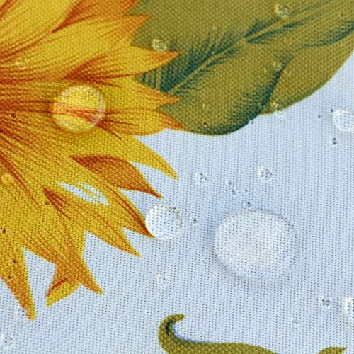 EHouseHome Outdoor Indoor 60x84 inch Rectangle Tablecloth with Umbrella Hole and Zipper, Waterproof Zippered Patio Table Cloths, Spring/Summer Table Covers for Backyard Circular Table/BBQs/Picnic - Image 6