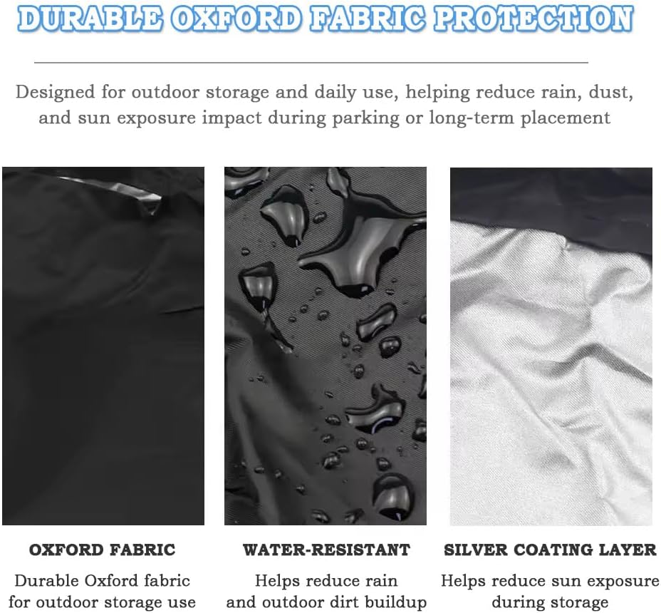 Griddle Cover for Camp Chef FTG900 2018-2026, Flat Top Grill Cover Heavy Duty Oxford, BBQ Outdoor Storage Weather Resistant Rain & Dust Protection Patio Backyard RV - Image 4