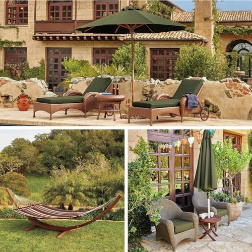 Classic Accessories Montlake FadeSafe Water-Resistant 23 x 20 x 4 Inch Outdoor Chair Cushion, Heather Fern Green, Outdoor Chair Cushions, Patio Chair Cushions, Patio Cushions - Image 2