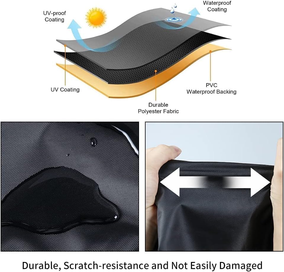 70" Grill Cover for Expert Grill 5-Burner Propane Gas BBQ Grills - Image 7