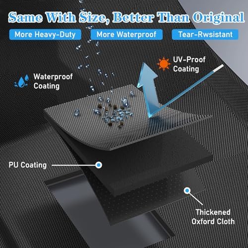 Utheer Grill Cover for Pit Boss PB1230 Combo Grill, 600D Waterproof - Image 5