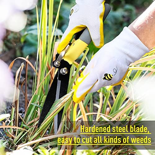 Upgraded Grass Shears, Hand Grass Clippers, Grass Trimming Shears for Garden, Lawn Edges - Image 2