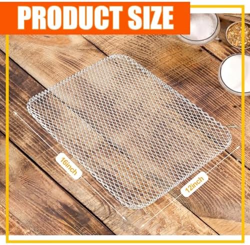 Mifoci 12 Pcs Disposable Grill Topper 16x12 Inch Mesh Mat for Outdoor BBQ - Image 2