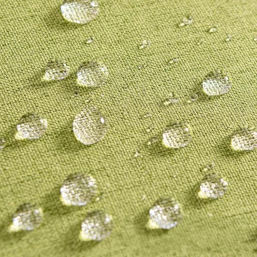 MIULEE Decorative Outdoor Pillow Covers Waterproof 18x18 Moss Green - Image 3