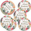 40pcs Safari Animals Party Supplies,include 20 Dessert plate and 20 Napkin,Animals Wild Party Plate Napkin Set,Used for Jungle Safari Party Decoration by Egami