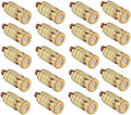 20pcs High Pressure Atomizer Nozzle Brass Misting Nozzles for Outdoor Cooling System, Landscaping, Greenhouse Irrigation, Air Humidification, Anti-Drip Fogging Spray Head(0.004"/0.1mm) by wexecon