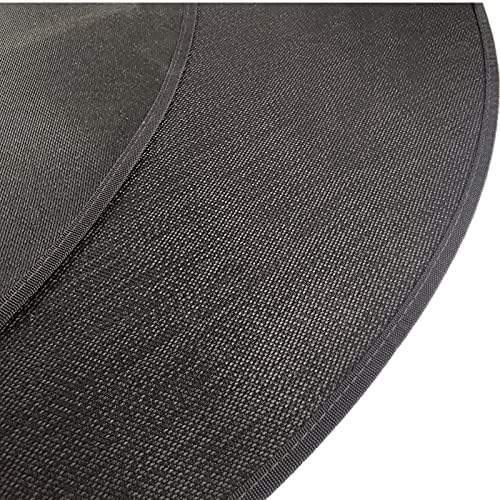 Round Ember Mat for Under Grill Fire Pit, Fire Pits Mat for Deck, Flame Retardant Heat Resistant BBQ Gas Grill Air Fryer Protective Mat for Patio Lawn Ground Outdoor Campsite Firepfoof Pad Black (24") - Image 7