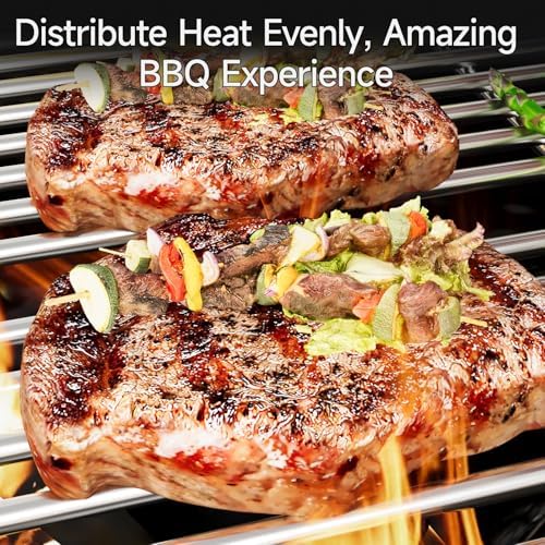 2pcs Stainless Steel Cooking Grates for Weber, 17.5'' x 20.4'' - Image 6