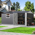 AirWire 14x10 FT Outdoor Metal Storage Shed with Window by AirWire