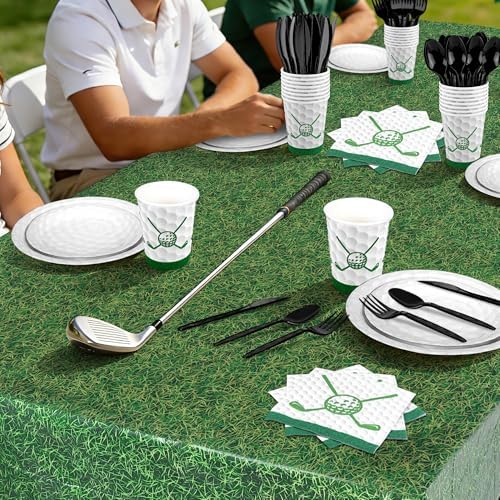 Kochorie 169 Pieces Golf Party Supplies Disposable Tableware Set - Image 6