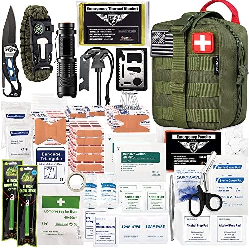EVERLIT 250 Pcs Survival First Aid Kit by EVERLITSURVIVAL