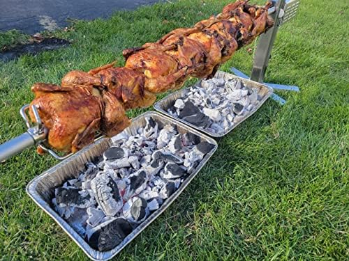 Smoke Daddy 53” Portable Electric Rotisserie Grill Kit – Heavy-Duty Spit Roaster for Whole Pig, Lamb & Large Meats - Image 6