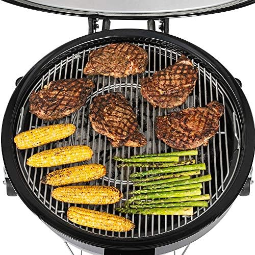 Weber® Summit® Kamado S6 Charcoal Grilling Center with Gas Ignition, Black - Image 3