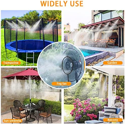 1/4" OD High Pressure Nylon Tubing for Outdoor Misting System 65.6ft/20m Misting Line for Patio Patio Mister for Cooling Water Mister Hose for Umbrella (0.157" ID) - Image 5