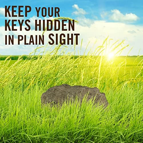 Hide a Key Outside Fake Rock - Looks & Feels like Real Stone - Safe for Outdoor Garden or Yard, Spare Key Storage, Weatherproof Key Holder, Blends with Landscaping by Rampro - Image 6
