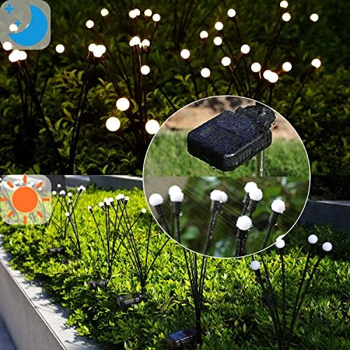 Solar Garden Lights Outdoor Waterproof, Swaying Firefly Light, Garden Decor - Image 3