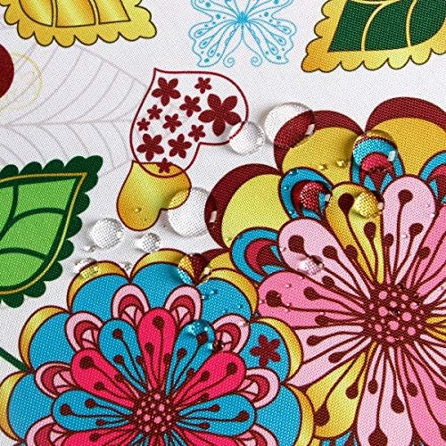 EHouseHome Outdoor and Indoor 60inch Round Tablecloth with Umbrella Hole and Zipper, Waterproof Zippered Patio Cloths, Spring/Summer Table Covers for Backyard Circular Table/BBQs/Picnic - Image 6