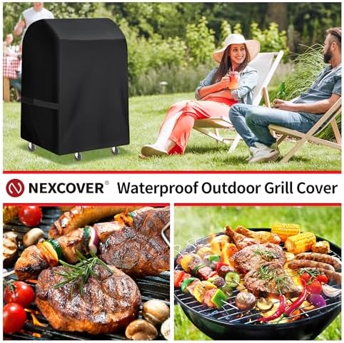 NEXCOVER Grill Cover- 30" Waterproof BBQ Grill Cover, Barbeque Cover Grill Cover for Outdoor Grill, UV Resistant Dustproof Barbecue Smoker Cover. - Image 7